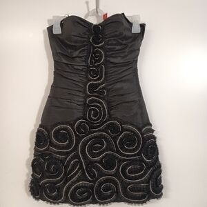 Dave & Johnny Strapless Dress